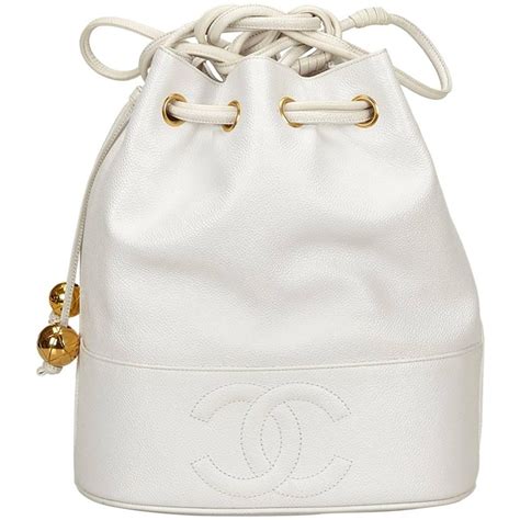 chanel bucket white cow|Chanel Bucket Bags .